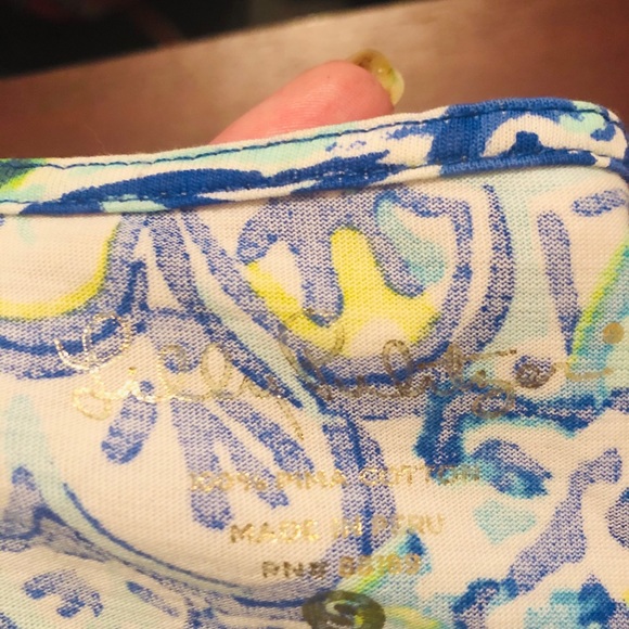 Lilly Pulitzer Erin Dress Blue Crush After Party - Picture 4 of 5